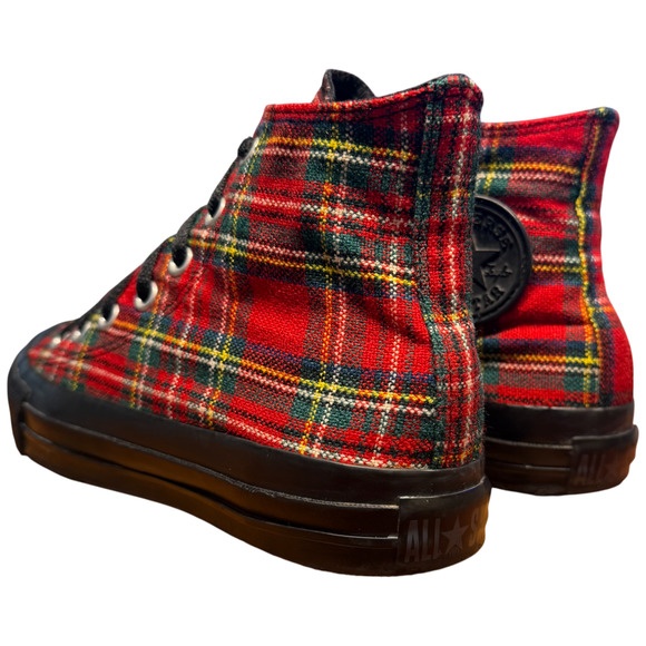 Converse Chuck Taylor All Star W7/M5 Tartan Plaid Tartan Plaid Xmas Sneakers - Picture 6 of 16